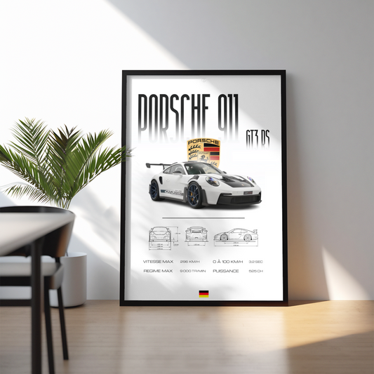 Poster Porsche 911 GT3 rs TrendWalls